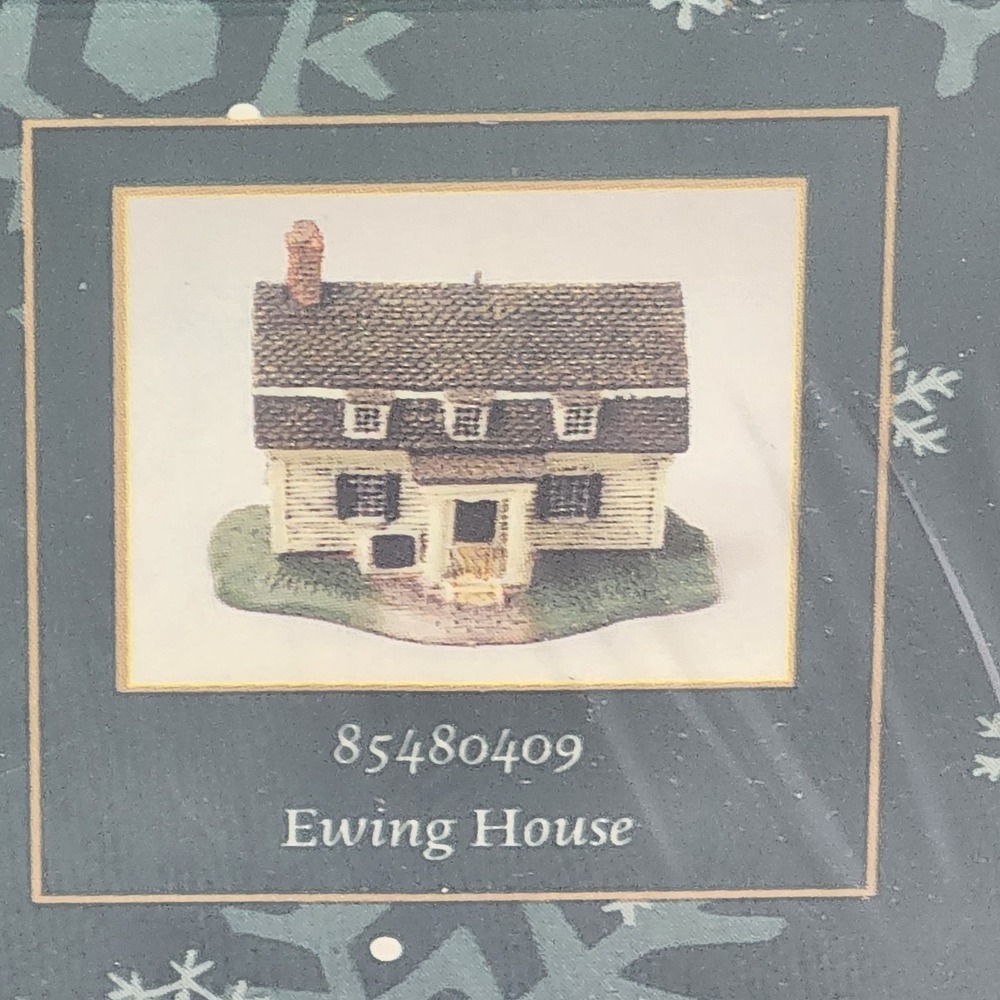 Lang & Wise‎ EWING HOUSE Williamsburg Ornament Sealed in Box 2001